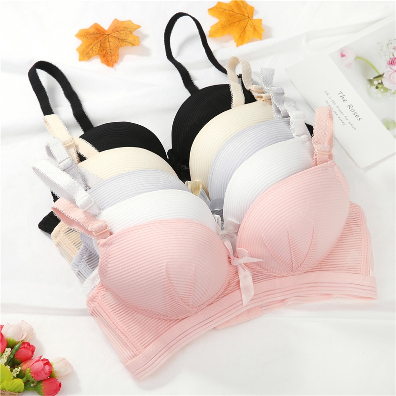 Women Sexy Bras Seamless Push Up Thin Underwear Solid Color Lace Student Girl Bras Wireless Comfortable, Black
Women Sexy Bras Seamless Push Up Thin Underwear Solid Color Lace Student Girl Bras Wireless Comfortable, Black