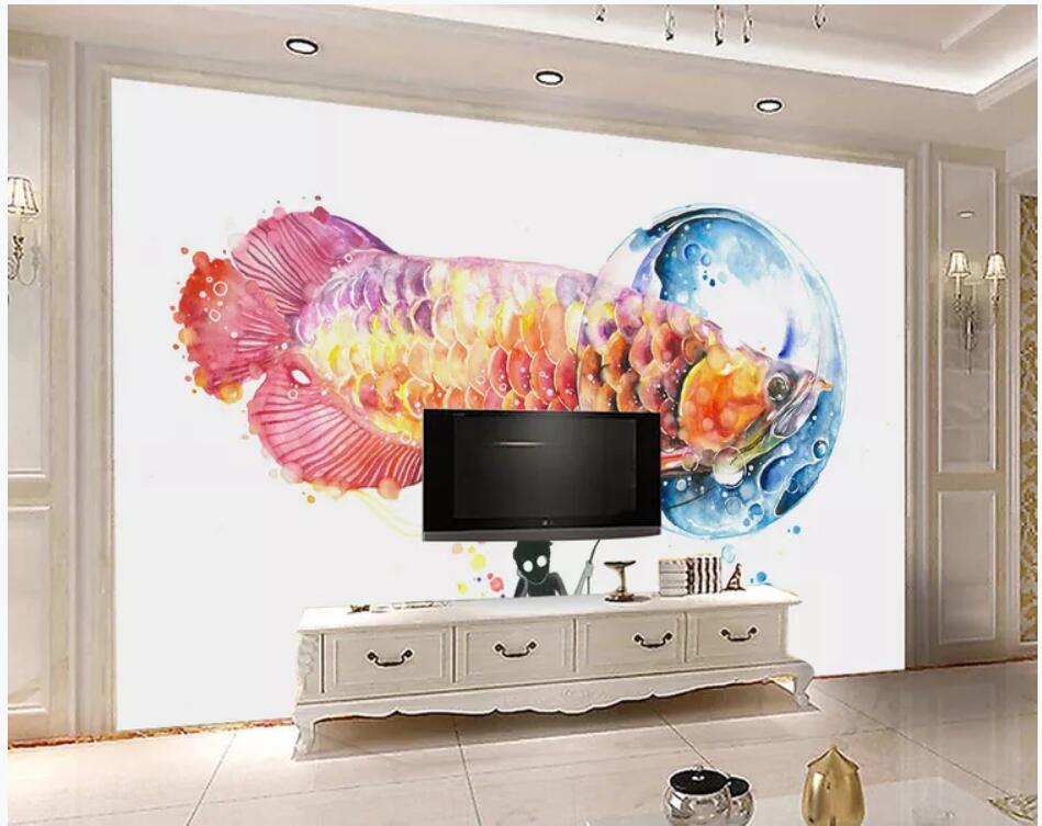 3d wallpaper custom photo Hand painted watercolor creative goldfish character art TV background wall 3d wall muals wall paper for walls 3 d, Non-woven
3d wallpaper custom photo Hand painted watercolor creative goldfish character art TV background wall 3d wall muals wall paper for walls 3 d, Non-woven