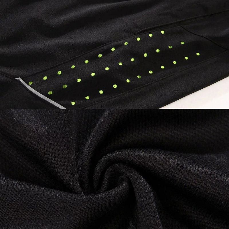 Quick Dry Men's Sports Basketball Shorts Elastic Waist Men Running Shorts with Zipper Pocket Reflective Stripe Jogging