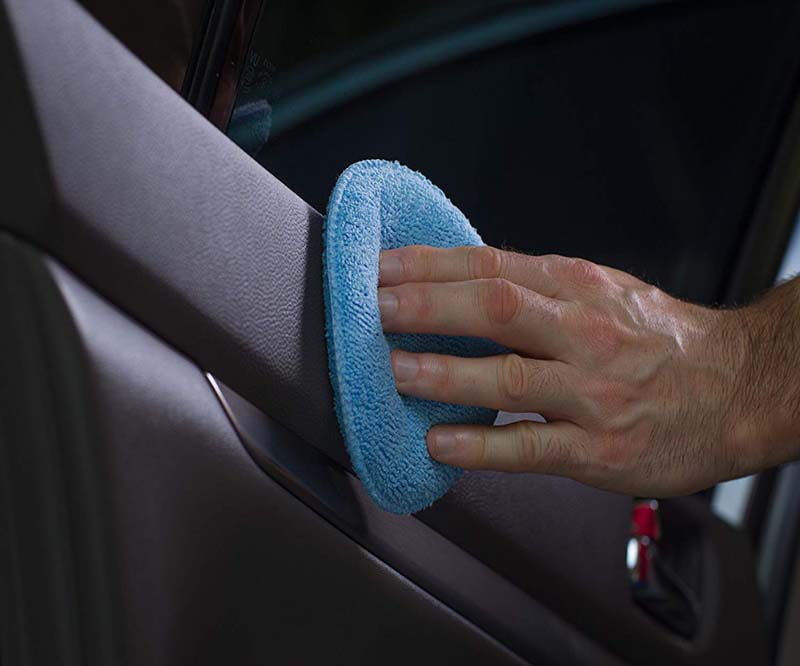5 Inch Car Waxing Polish Sponges Soft Microfiber Wax Foam Sponge Pads Washing Scratch Remove Auto Care Kit