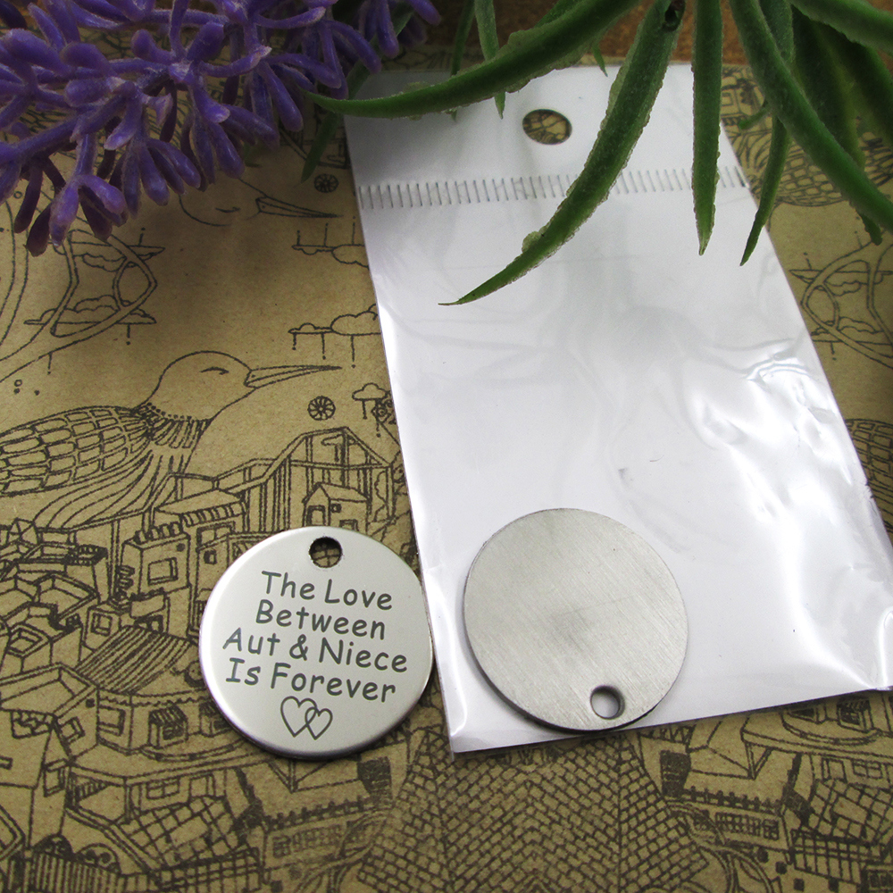 40pcs--"The love Between Aut & Niece is forever"stainless steel charms more style for choosing DIY Charms pendants for necklace
40pcs--"The love Between Aut & Niece is forever"stainless steel charms more style for choosing DIY Charms pendants for necklace