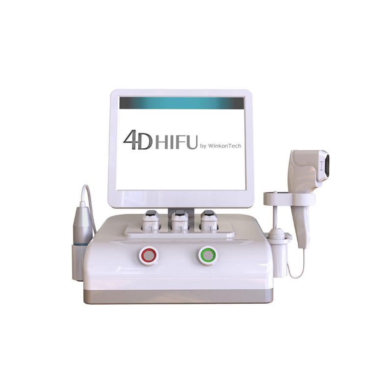 Winkonlaser 25000 shots 4d Hifu Professional Ultrasound Body Slimming Hifu / Face Lift Hifu Machine With Ce