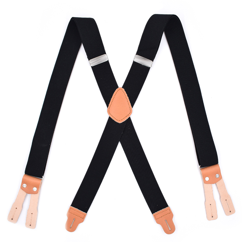 Genuine Leather Suspenders Buttons Braces Fashion Buttons Suspensorio Trousers Strap Father/Husband's Gift 3.5*120cm
Genuine Leather Suspenders Buttons Braces Fashion Buttons Suspensorio Trousers Strap Father/Husband's Gift 3.5*120cm