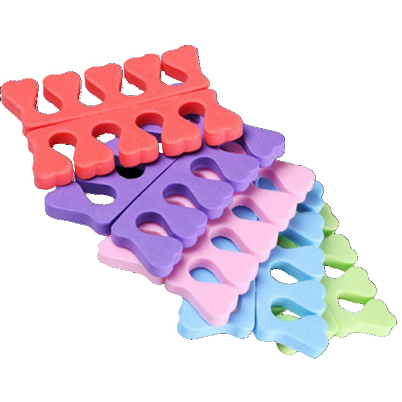 Nail Art Toe Separator Soft Sponge Form Toe Separators Finger Spacer For Manicure Pedicure Nail Tools Separador De Dedos Para Decoracion De Unas Zehen