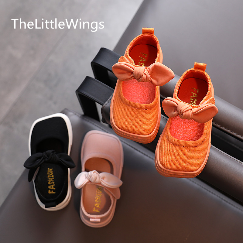 Girls' canvas shoes bowknot Super soft and comfortable breathable student flat casual cotton shoes 1-3 years old, Black
Girls' canvas shoes bowknot Super soft and comfortable breathable student flat casual cotton shoes 1-3 years old, Black