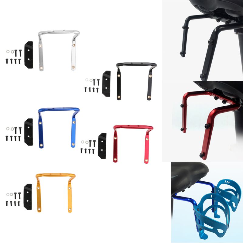 Bicycle Bottle Holder Bracket Aluminum Alloy Mountain Bike Bottle Holder Cage Seat Saddle Dual Cage Mount Adapter Carrier
Bicycle Bottle Holder Bracket Aluminum Alloy Mountain Bike Bottle Holder Cage Seat Saddle Dual Cage Mount Adapter Carrier