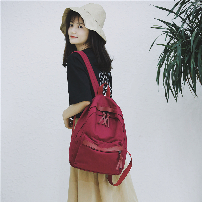 Menghuo High Quality Women Canvas Backpack Teenage Girls Leisure Backpack Bag Vintage Stylish Female School Bag Bookbag Mochilas Y18110202