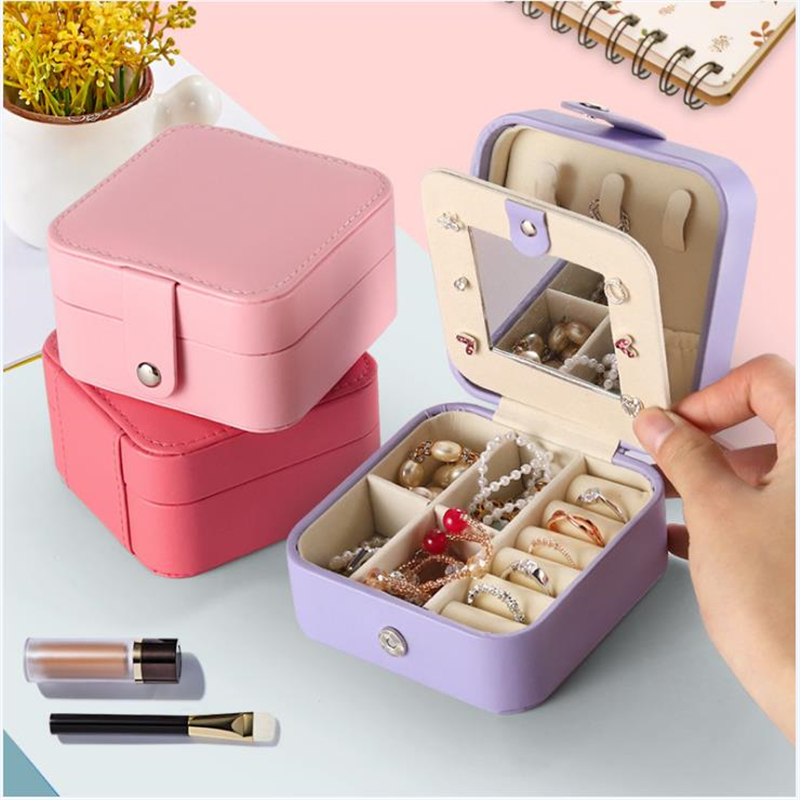 Fashion Multifunctional Jewelry Organization Box with Mirror Ring Box Tray Storage Ring Display Storage Make Up Case Holder
Fashion Multifunctional Jewelry Organization Box with Mirror Ring Box Tray Storage Ring Display Storage Make Up Case Holder