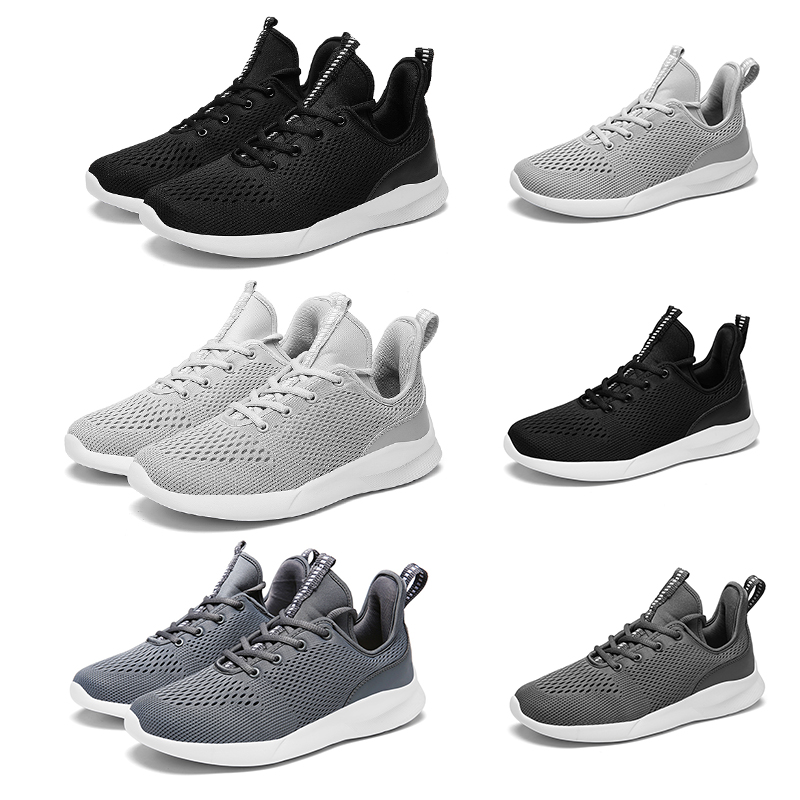 Drop Shipping Mens Running Shoes Black White Grey Mesh Breathable Sports Sneakers Mens Trainers Homemade brand Made in China size 39-44
Drop Shipping Mens Running Shoes Black White Grey Mesh Breathable Sports Sneakers Mens Trainers Homemade brand Made in China size 39-44