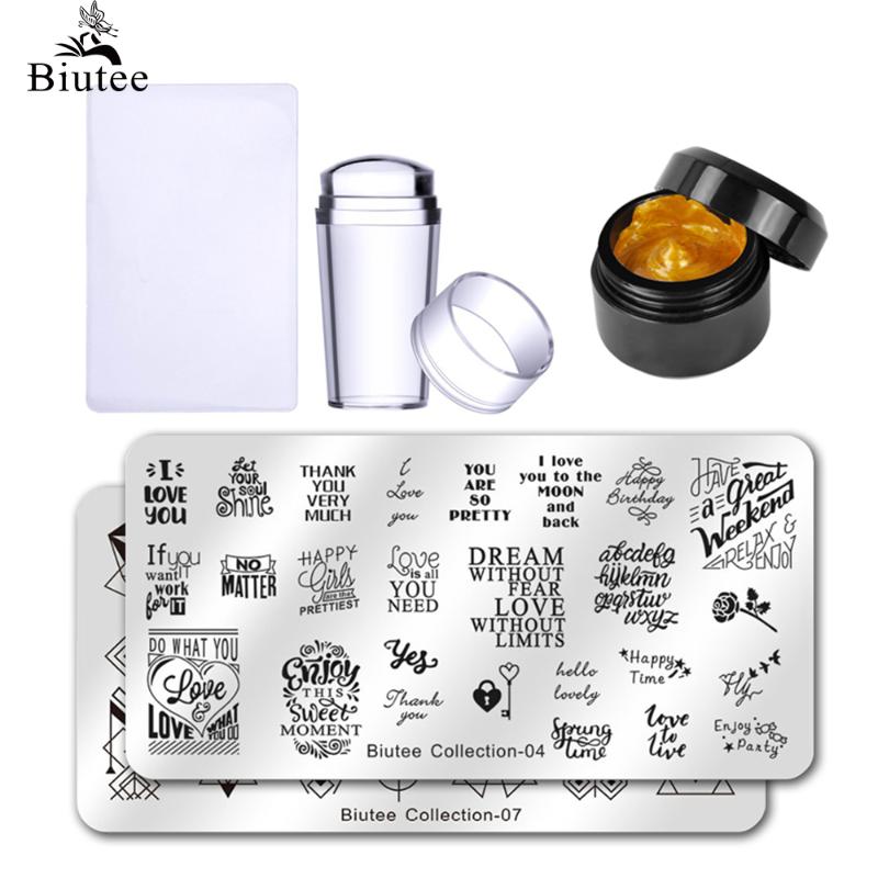 Biutee 12 Colors Stamping Set Gel Enamel Templates Design Stamp Jelly Silicone Stamper Set Stamping Polish Nail
Biutee 12 Colors Stamping Set Gel Enamel Templates Design Stamp Jelly Silicone Stamper Set Stamping Polish Nail