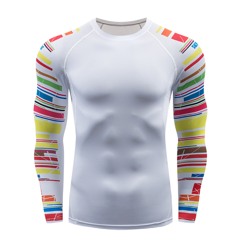 Outdoor Casual Sports Tights Men' Long-Sleeved Football Suit Basketball Training Compressing Cloth Fitting T-shirt, 05
Outdoor Casual Sports Tights Men' Long-Sleeved Football Suit Basketball Training Compressing Cloth Fitting T-shirt, 05