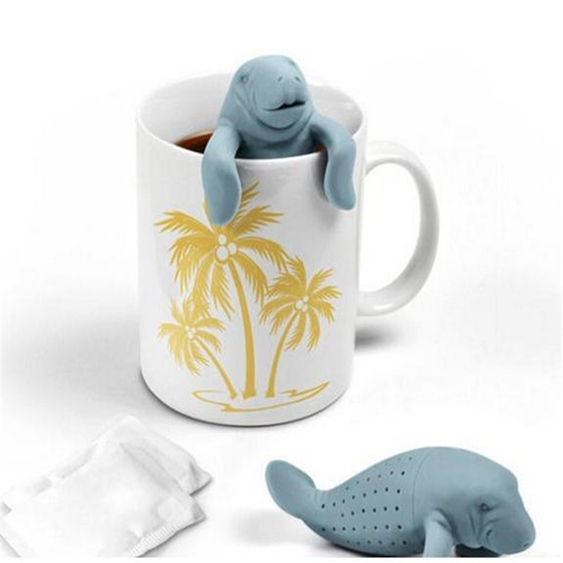 Manatee shape Silicone tea strainer fixing bag teabag tea filter tea spoon teastrainer Eco friendly and reusable ST280
Manatee shape Silicone tea strainer fixing bag teabag tea filter tea spoon teastrainer Eco friendly and reusable ST280