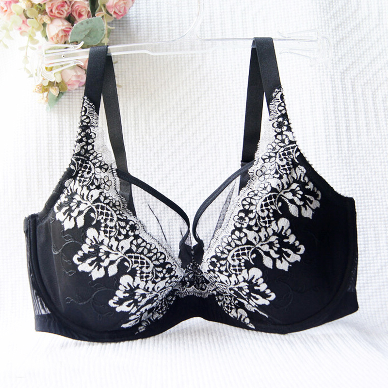 Elegant Women Back Closure Full Coverage Underwire Lightly Padded Lace Floral Embroidery Push Up Bra 32 34 36 38 B C D DD Black, As pic
Elegant Women Back Closure Full Coverage Underwire Lightly Padded Lace Floral Embroidery Push Up Bra 32 34 36 38 B C D DD Black, As pic
