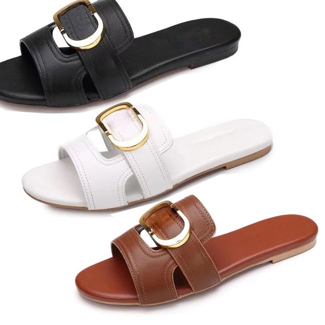 Fashion Luxury Designer Womens Genuine Leather Letters Buckle Sandals Flats Summer Indoor Designer Female Slipper Shoes Ladies Beach Slide, White
Fashion Luxury Designer Womens Genuine Leather Letters Buckle Sandals Flats Summer Indoor Designer Female Slipper Shoes Ladies Beach Slide, White