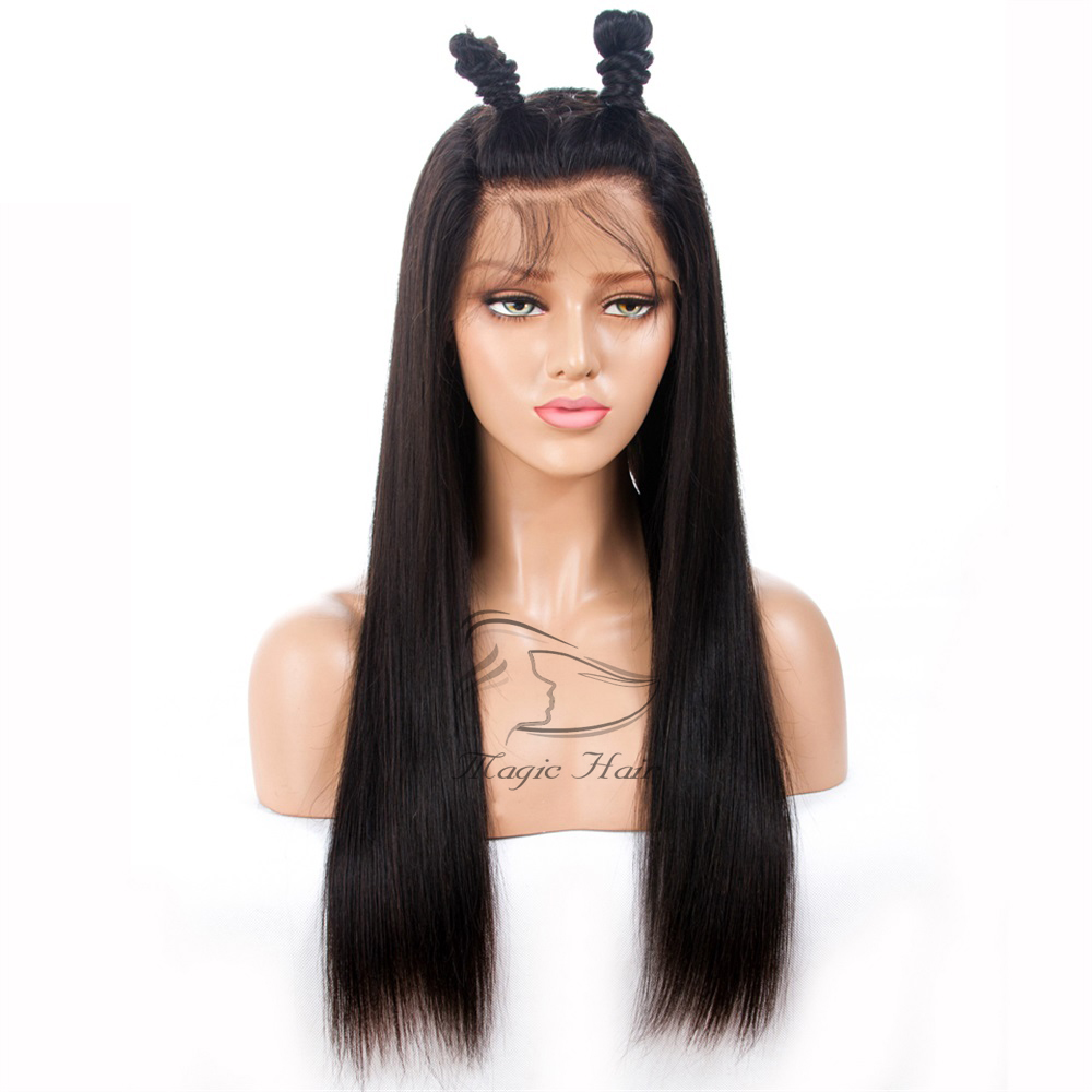 4*4 Lace Closure Human Hair Wigs Brazilian Lace Front Human Hair Wigs For Black Women Remy Straight 130% 4x4 Closure Wig