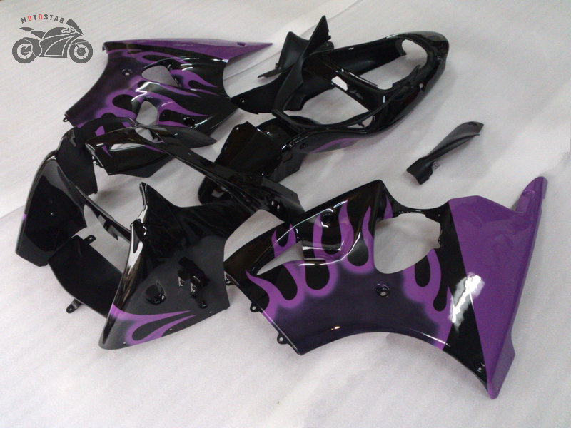 Injection molding fairings kit for Kawasaki Ninja 2000 2001 2002 ZX6R 00 01 02 ZX636 ZX 6R purple flames motorcycle body fairing parrts, Same as the pictrue
Injection molding fairings kit for Kawasaki Ninja 2000 2001 2002 ZX6R 00 01 02 ZX636 ZX 6R purple flames motorcycle body fairing parrts, Same as the pictrue