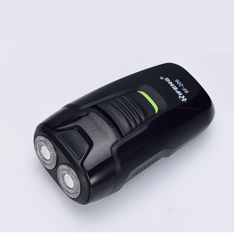 Electric shaver with two blade heads for facial contour Male shaver with stainless steel rotating double head USB charging
Electric shaver with two blade heads for facial contour Male shaver with stainless steel rotating double head USB charging