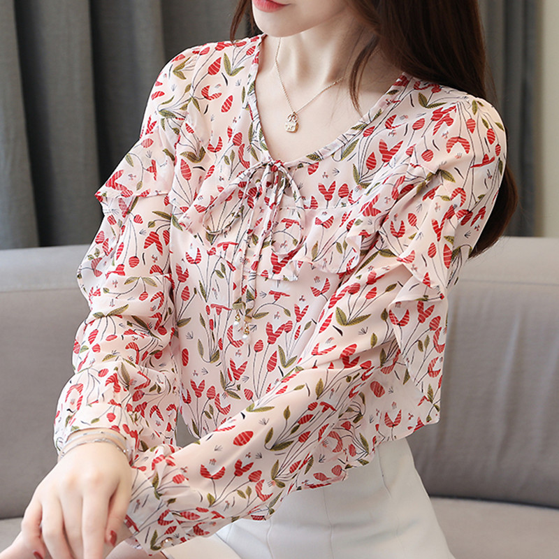 Korean Fashion Women Blouses Woman Chiffon Blouse Tops Plus Size Women Long Sleeve Floral Blouse Shirt Blusas Mujer De Moda Tops, Pink
Korean Fashion Women Blouses Woman Chiffon Blouse Tops Plus Size Women Long Sleeve Floral Blouse Shirt Blusas Mujer De Moda Tops, Pink