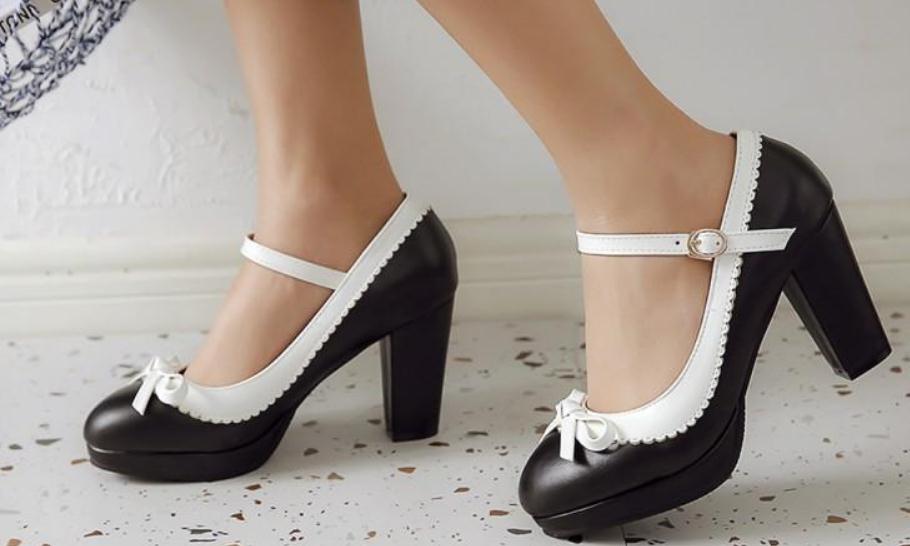 2019 Women's shoes in Spring and Autumn with New style High heel Coarse heel round head waterproof table bowknot @3044, Pink
2019 Women's shoes in Spring and Autumn with New style High heel Coarse heel round head waterproof table bowknot @3044, Pink