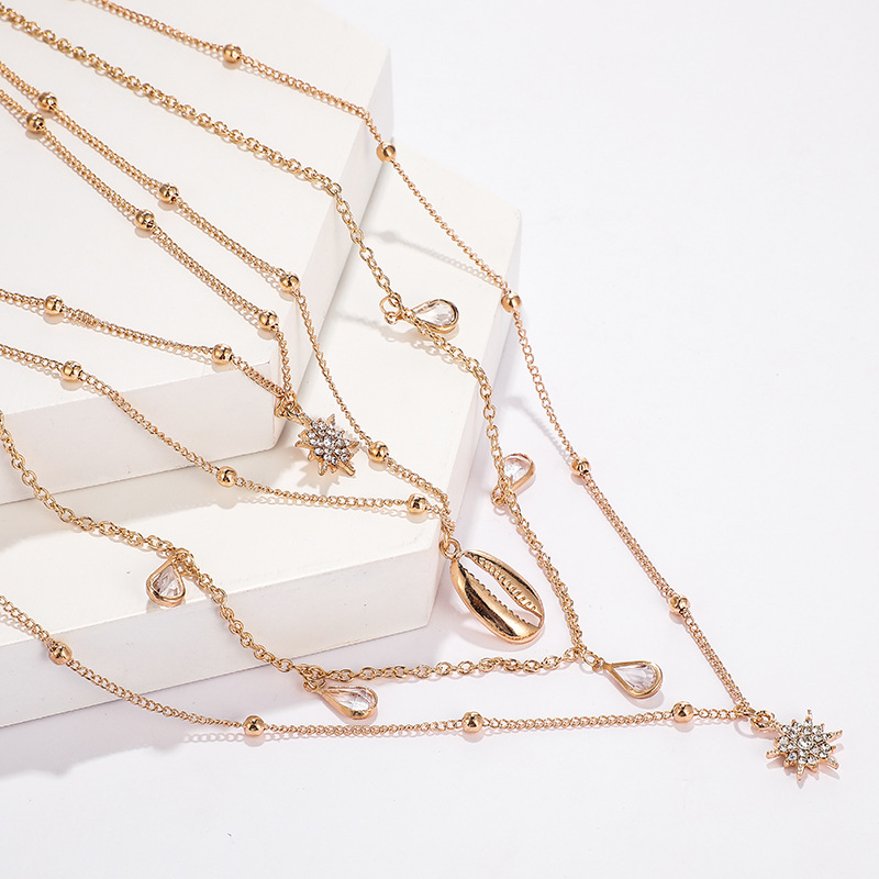 Fashion-Long pendant necklace Individuality Alloy Material Pendants for Women Birthday New Year Gift Drop Shipping