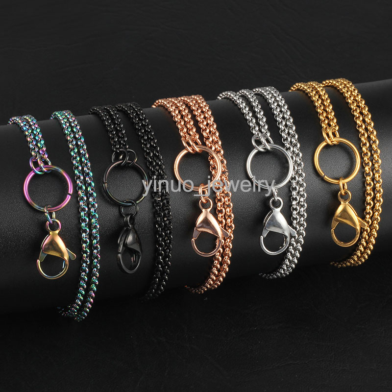 Hot Sale Rolo Chain Necklace 32 inches 316L Stainless Steel 2.3mm Rolo Chain Necklace for Pendant
Hot Sale Rolo Chain Necklace 32 inches 316L Stainless Steel 2.3mm Rolo Chain Necklace for Pendant