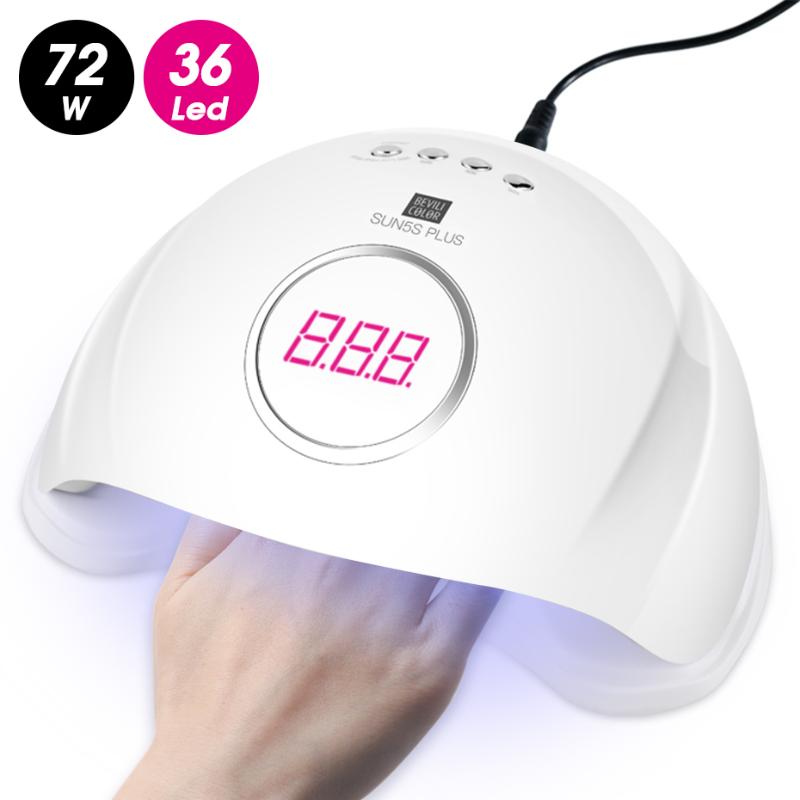 72W 36 LED Beads Nail Dryer Sunlight UV Lamp For Manicure Fast Drying All Gel Auto Sensing Nail Lamp Art Tools JISUN5SPlus, X7 pink
72W 36 LED Beads Nail Dryer Sunlight UV Lamp For Manicure Fast Drying All Gel Auto Sensing Nail Lamp Art Tools JISUN5SPlus, X7 pink