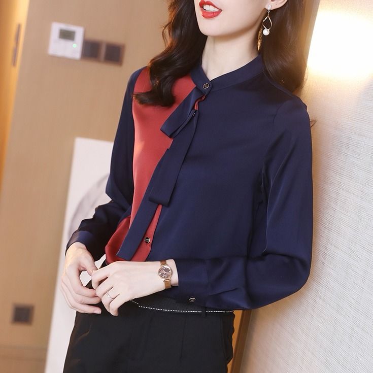 2020 New Spring Autumn Women Plus Size Patchwork Streetwear Chiffon Blouse Female Single Breasted Printed Long Sleeve Shirt X10, Blue
2020 New Spring Autumn Women Plus Size Patchwork Streetwear Chiffon Blouse Female Single Breasted Printed Long Sleeve Shirt X10, Blue