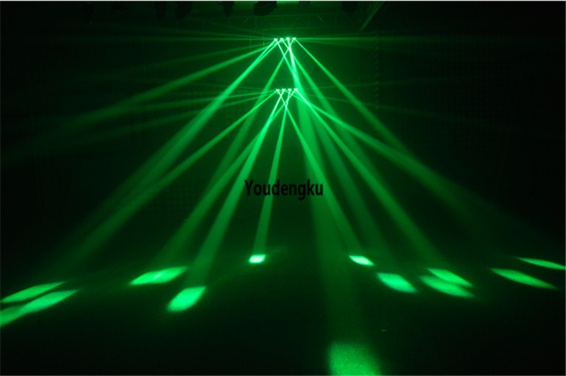 4 heads led rgbw laser roller scanner disco light 4x10W RGBW 4 in1 full color LED scanner light for dj party