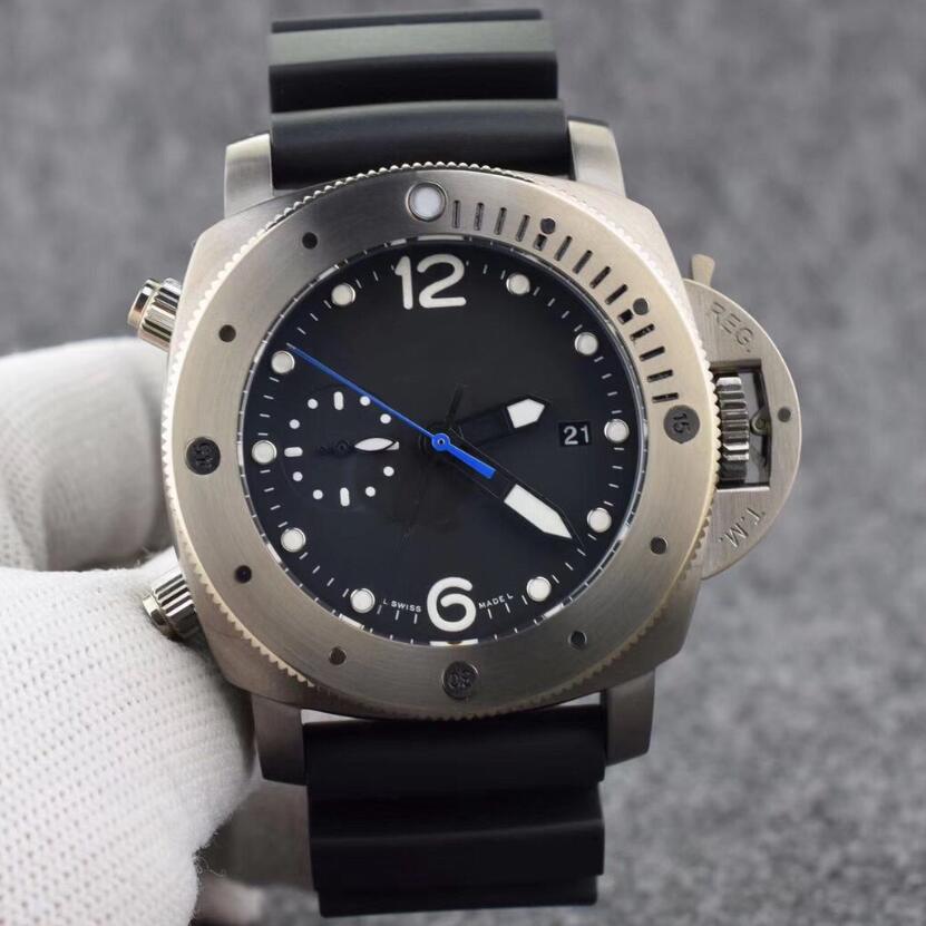 Luxury Classic PAM00614 Automatic Movement No Chronograph 47mm Men Watch Rotating Bezel Silver Color Steel Case Black Rubber Strap, 01
Luxury Classic PAM00614 Automatic Movement No Chronograph 47mm Men Watch Rotating Bezel Silver Color Steel Case Black Rubber Strap, 01