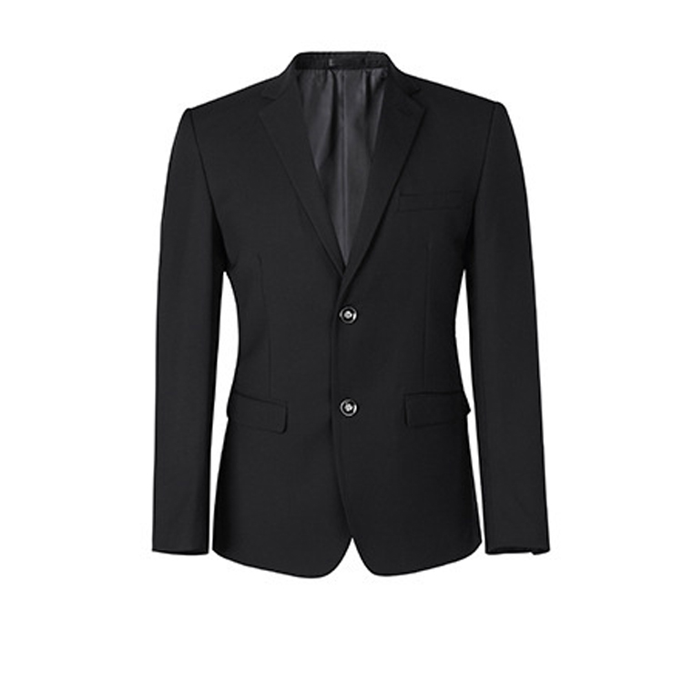 2019 Navy Blue Men Wedding Tuxedos Peaked Lapel Groomsmen Formal Suits 2 Pieces Ready To Wear Blazer