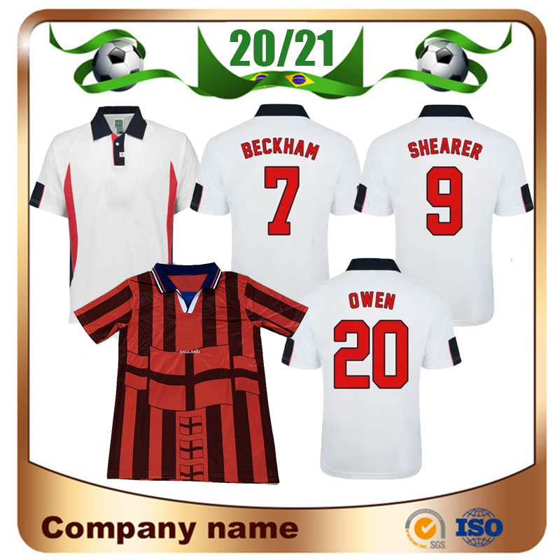 1998 Retro version Home Soccer Jerseys 98 World Cup Away #7 BECKHAM #9 SHEARER SHERINGHAM OWEN Football Shirt uniform, 1998 away red
1998 Retro version Home Soccer Jerseys 98 World Cup Away #7 BECKHAM #9 SHEARER SHERINGHAM OWEN Football Shirt uniform, 1998 away red