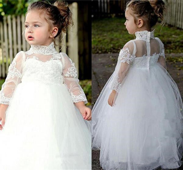 2020 Lovely High Collar Flower Girls' Dresses for Weddings Lace Applique Long Sleeves Pageant Party Gowns Princess Tulle Dress, Black
2020 Lovely High Collar Flower Girls' Dresses for Weddings Lace Applique Long Sleeves Pageant Party Gowns Princess Tulle Dress, Black