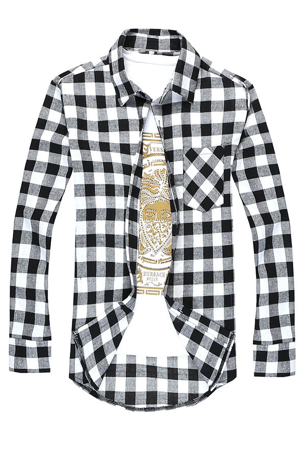 Spring Autumn Men's Young Adult Casual Plaid Button-up Long Sleeve Turn-Down Collar Slim Fit Shirt Top -3XL, Purple
Spring Autumn Men's Young Adult Casual Plaid Button-up Long Sleeve Turn-Down Collar Slim Fit Shirt Top -3XL, Purple