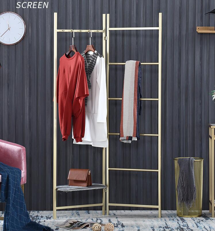 Floor hanger screen Bedroom Furniture dual purpose partition simple living room mobile folding modern small family screens