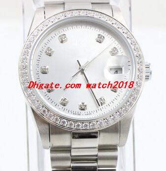 3 Style Men Wristwatch Black White Diamond Dial/Bezel Automatic Movement Stee Bracelet Men's WristWatches Sapphire Luminous water proof Male Watchs
3 Style Men Wristwatch Black White Diamond Dial/Bezel Automatic Movement Stee Bracelet Men's WristWatches Sapphire Luminous water proof Male Watchs
