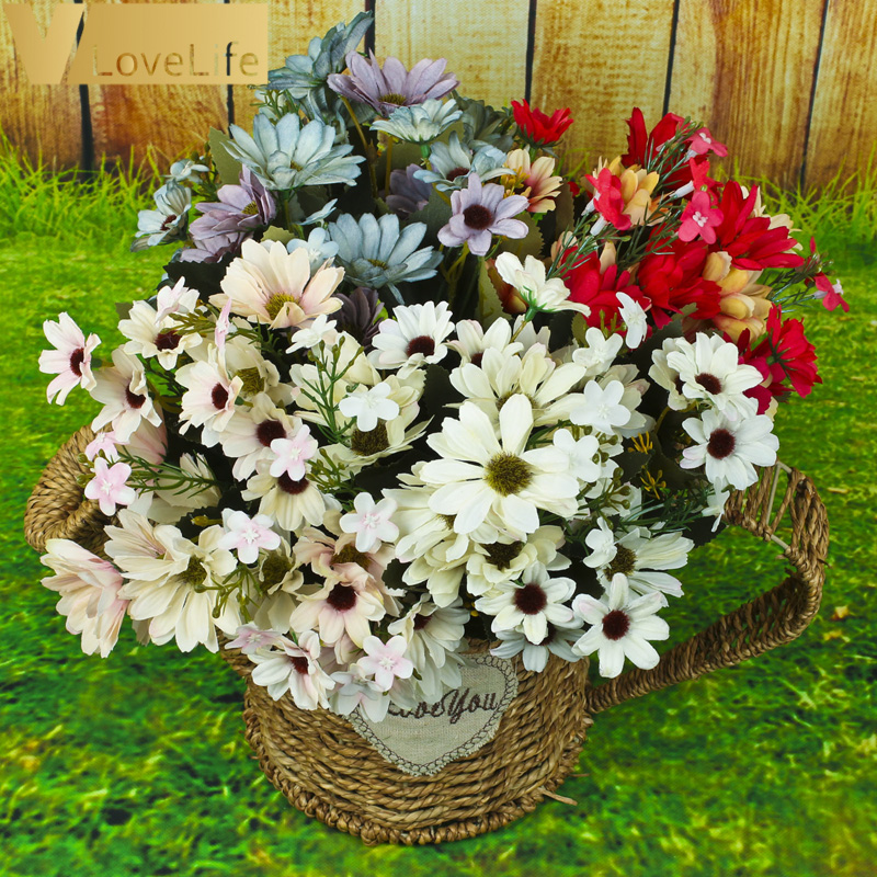9 Branches/Heads Silk Artificial Flowers Vintage Dutch Daisy DIY Fake Flowers Festival Supplies Home Decor Bouquet 21 Flower, White
9 Branches/Heads Silk Artificial Flowers Vintage Dutch Daisy DIY Fake Flowers Festival Supplies Home Decor Bouquet 21 Flower, White