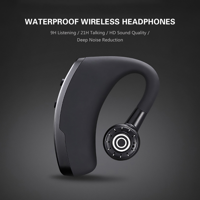 Bluetooth 50 Earphones with Ear Hook Earhook Sport Earphones Hanging Ear bluetooth Headset Hands Small Bluetooth Earpiece339y80708