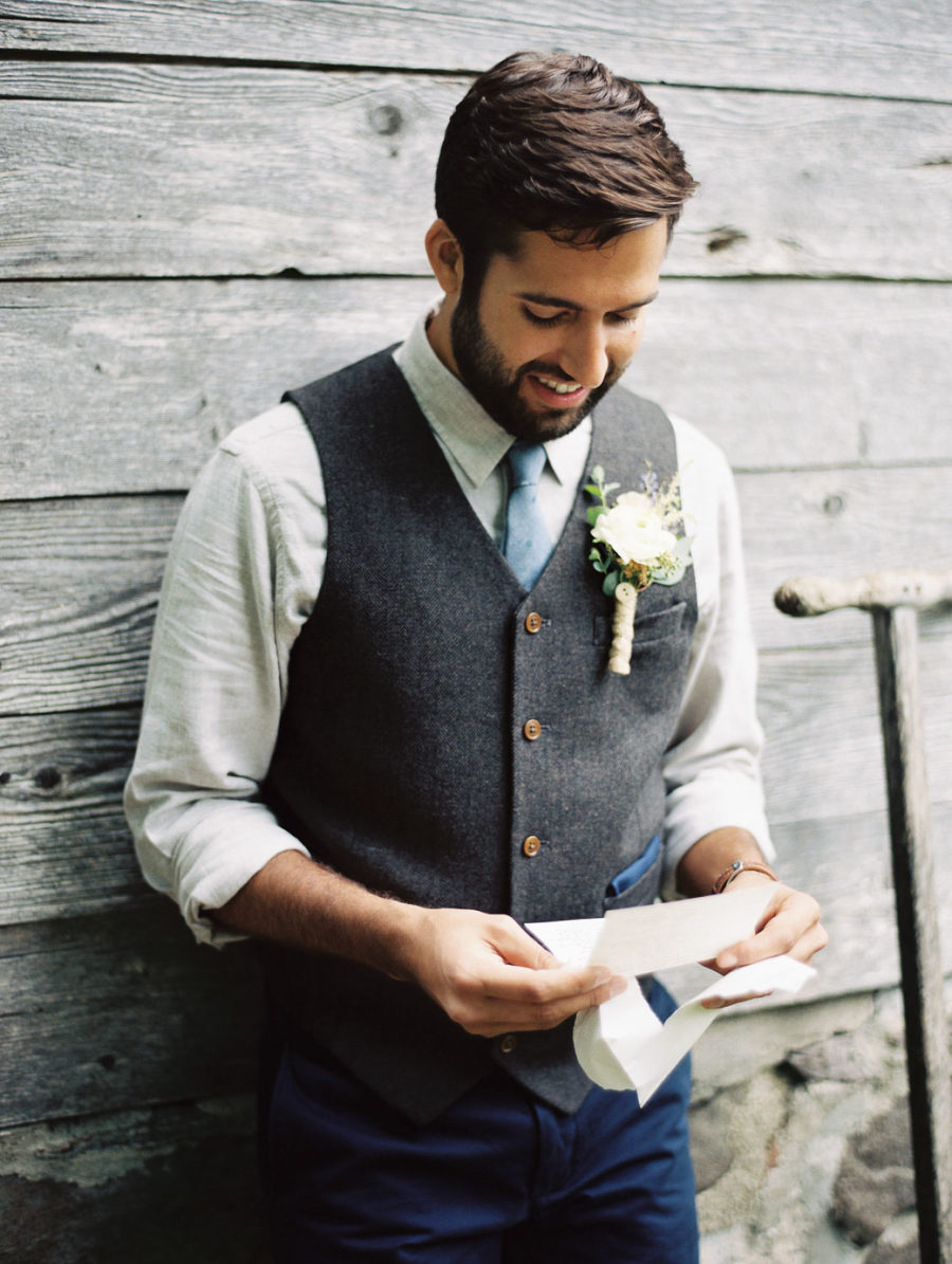 Gray Wool Tweed Groom Vests Formal Groom's Wear Suit Vest Men's British Style Wedding Tuxedo Waistcoat Plus Size