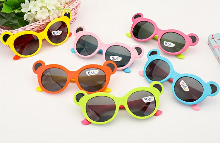 Cute Cartoon Sunglasses kids Goggles Sunblock Children Girls Boys Eyewear Glasses Plastic Frame UV Protection Colorful