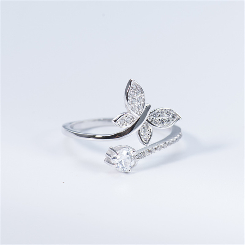 100% Real 925 Sterling Silver Dazzling Zircon Butterfly Open Finger Ring for Women Ladies Fine Party Jewelry Gifts YMR451
100% Real 925 Sterling Silver Dazzling Zircon Butterfly Open Finger Ring for Women Ladies Fine Party Jewelry Gifts YMR451