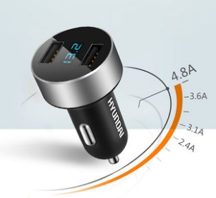 Car charger a tow two cigarette holder plug USB multifunctional mobile phone charge от DHgate WW