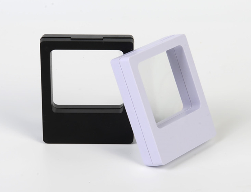 70*90*18mm Transparent PET Membrane box Holder Floating Display Case Earring Gems Ring Jewelry Suspension Packaging Boxes
70*90*18mm Transparent PET Membrane box Holder Floating Display Case Earring Gems Ring Jewelry Suspension Packaging Boxes