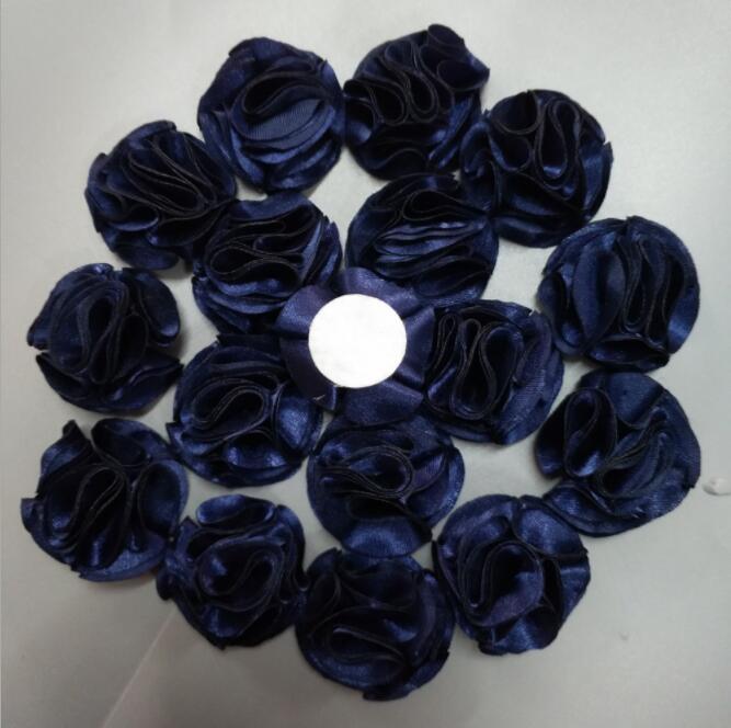 Diy 50Pcs/Bag 3.5cm Navy Blue Rose Flowers Satin Rose Ribbon Flowers DIY For Make Wedding Bouquet Flower AccessoriesViolet
Diy 50Pcs/Bag 3.5cm Navy Blue Rose Flowers Satin Rose Ribbon Flowers DIY For Make Wedding Bouquet Flower AccessoriesViolet