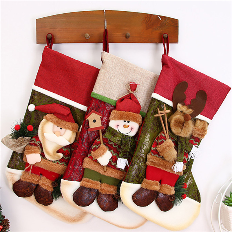 2018 Christmas Stocking Santa Claus/Snowman/Deer Sock Gift Xmas Tree Decorations Big Stockings Christmas Decorations For Home L4
2018 Christmas Stocking Santa Claus/Snowman/Deer Sock Gift Xmas Tree Decorations Big Stockings Christmas Decorations For Home L4