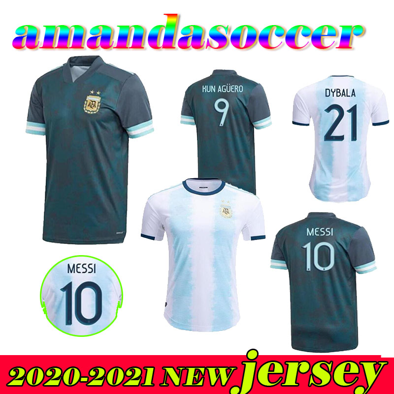 2020 Argentina Soccer Jerseys Home #10 MESSI soccer Shirt 19/20 Copa América away #9 AGUERO #21 DYBALA #22 LAUTARO football uniforms, Pic colors
2020 Argentina Soccer Jerseys Home #10 MESSI soccer Shirt 19/20 Copa América away #9 AGUERO #21 DYBALA #22 LAUTARO football uniforms, Pic colors
