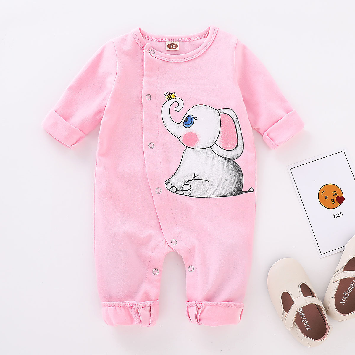 Little Ele Cotton Long Sleeve Spring Autumn Baby Rompers Soft Infant Clothing Toddler Baby Jumpsuits, Pink
Little Ele Cotton Long Sleeve Spring Autumn Baby Rompers Soft Infant Clothing Toddler Baby Jumpsuits, Pink