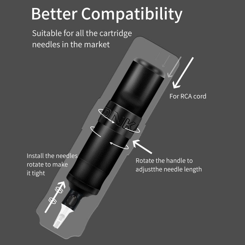 Hot Professional Cartridge Tattoo Pen High Quality Strong Motor Rotary Tattoo Machine tool with Light
Hot Professional Cartridge Tattoo Pen High Quality Strong Motor Rotary Tattoo Machine tool with Light