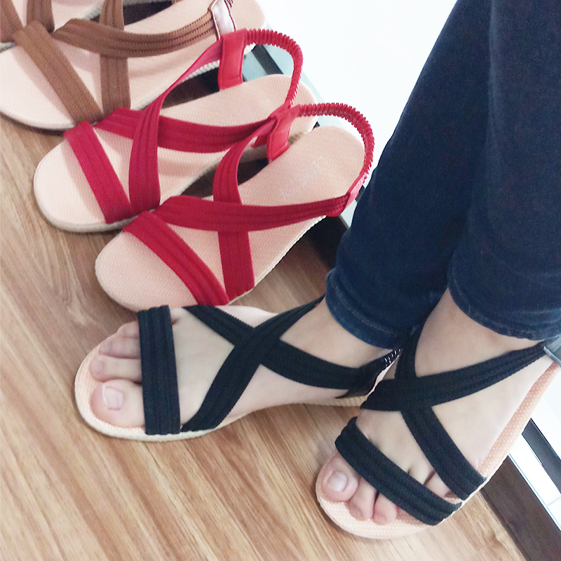 Summer Women Sandales Casual Flat Shoes Femme Ankle-wrap Comfortable Tenis Sapato Feminino Chaussures Zandalias De Verano Mujer, Beige
Summer Women Sandales Casual Flat Shoes Femme Ankle-wrap Comfortable Tenis Sapato Feminino Chaussures Zandalias De Verano Mujer, Beige