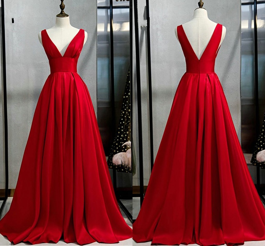 Real Image Red Prom Bridesmaid Dresses 2020 Double V-neck Draped A-line Dresses Evening Wear Party Formal Dress Elegant Long Vestidos De, Same as image
Real Image Red Prom Bridesmaid Dresses 2020 Double V-neck Draped A-line Dresses Evening Wear Party Formal Dress Elegant Long Vestidos De, Same as image