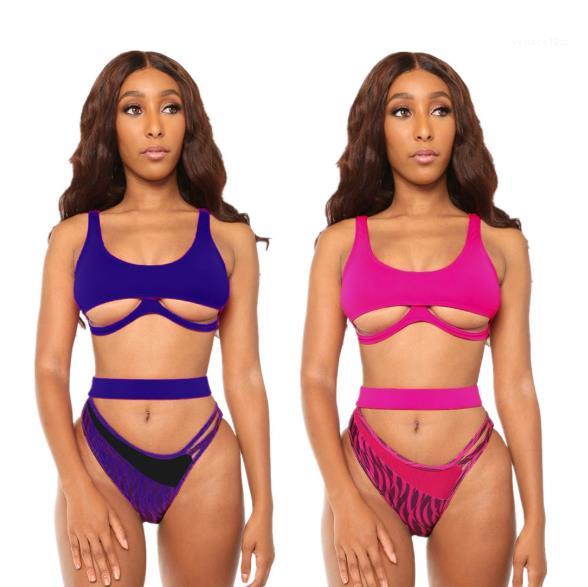 High Waist Two Piece Bodysuits Womens Summer Beachwear Sexy Hollow Out Womens Bikinis Fashion Solid Color, Blue
High Waist Two Piece Bodysuits Womens Summer Beachwear Sexy Hollow Out Womens Bikinis Fashion Solid Color, Blue